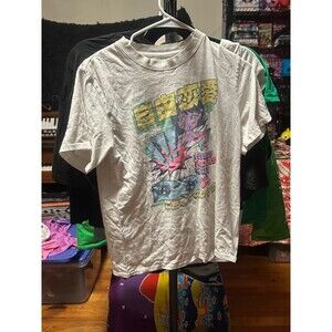 Brisco Brands SMALL White Short Sleeve Anime Graphic Lonely Hearts Club T-Shirt